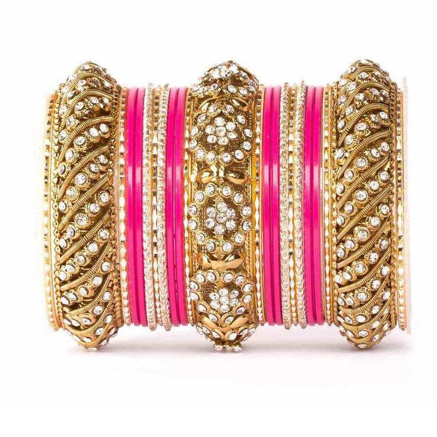 Solid Colored Bangle Set For One Hand Rani All Bangle Sets T4 Jewels