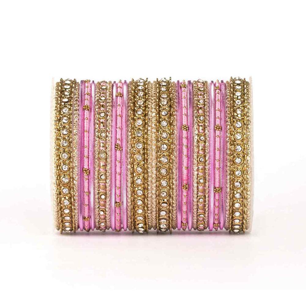 Elegant Colored Thread Bangle Set All Bangle Sets T4 Jewels