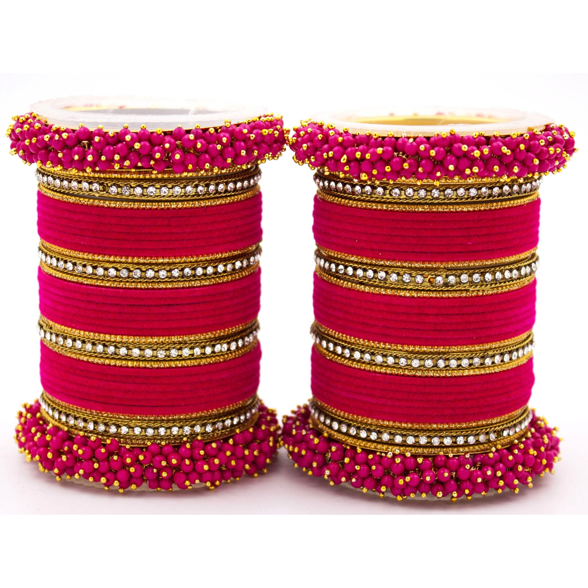 Set of 2 Fancy Bridal Bangle sets by T4 Jewels Rani All Bangle Sets T4 Jewels
