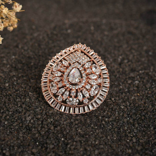 T4 Jewels Special Design American Diamond Ring - ADR0011 Rings T4 Jewels