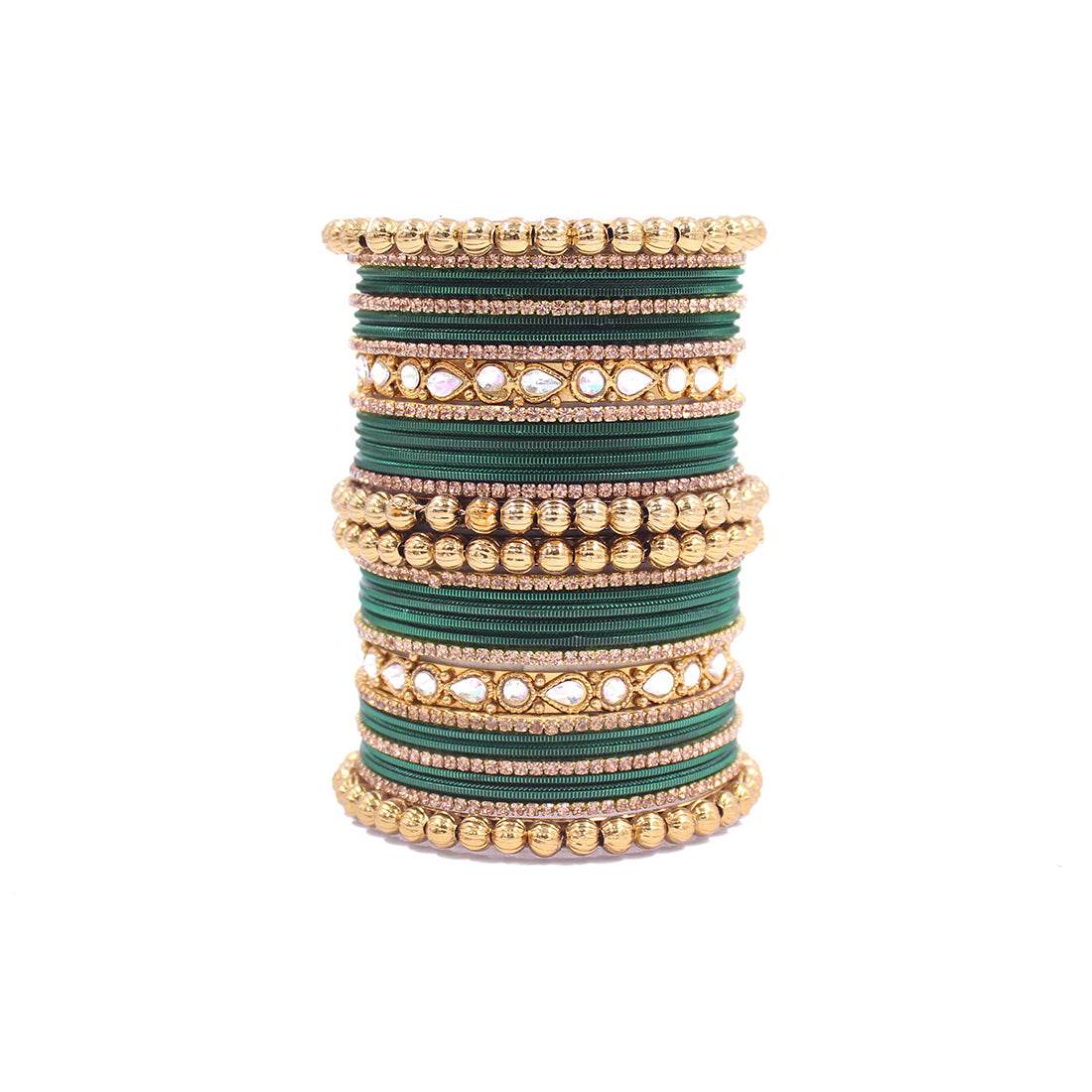Traditional Ethnic Bangle Set by T4 Jewels for women for both hands Kai All Bangle Sets T4 Jewels