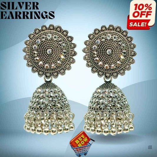 T4 Jewels Silver Color Adjustable Earring Earrings T4 Jewels
