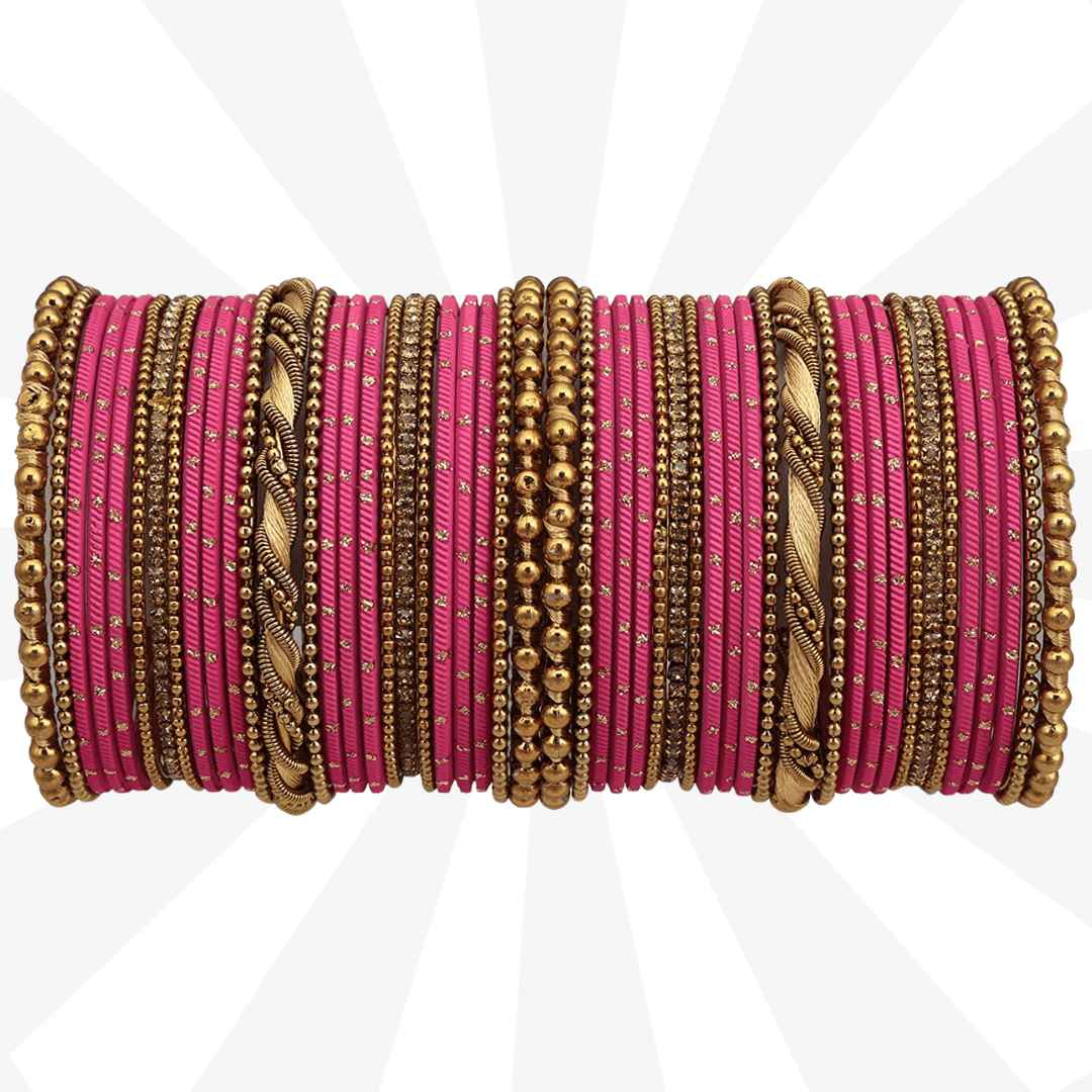 Monica Bangle Set -SK GT Gajri All Bangle Sets T4 Jewels