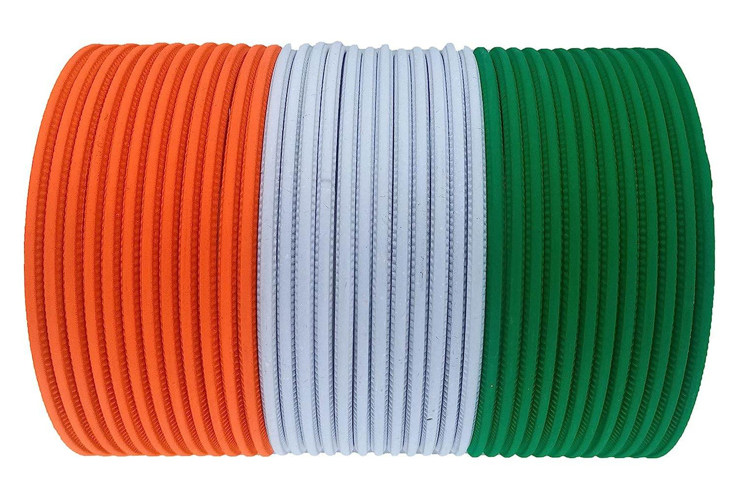 T4 Jewels Matte Tricolor Bangle Set (Pack Of 36) Tricolor Bangles T4 Jewels