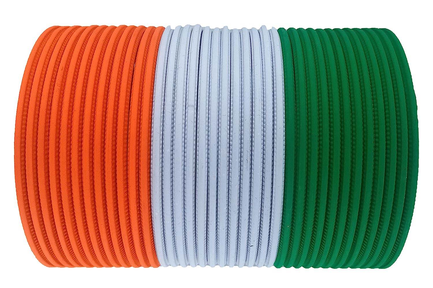 T4 Jewels Matte Tricolor Bangle Set (Pack Of 36) Tricolor Bangles T4 Jewels