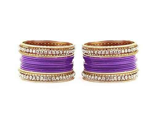 T4 Jewels 18k Gold Plated Textured Fashionable Fashion Jewellery Metal Bangles Set - 84NO All Bangle Sets T4 Jewels
