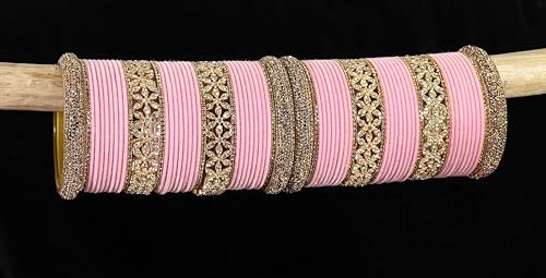 T4 Jewels Bangle Sets With AD And Velvet Bangles T4 Jewels