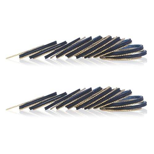 T4 Jewels Beautiful & Elegant Beads Studded Colourful Metal Bangles Set Fashion Jewellery - 110NO. All Bangle Sets T4 Jewels