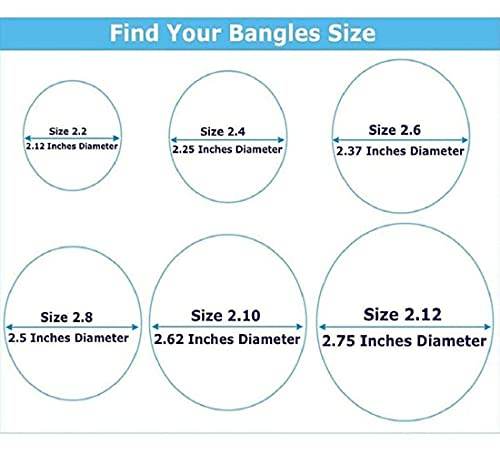 T4 Jewels (2.10 & 2.12 Size Designer Maroon Colour Golden Silver Stones Studded Beautiful Glass Bangles Set For Women & Girls - (Set Of 12) T4 Jewels