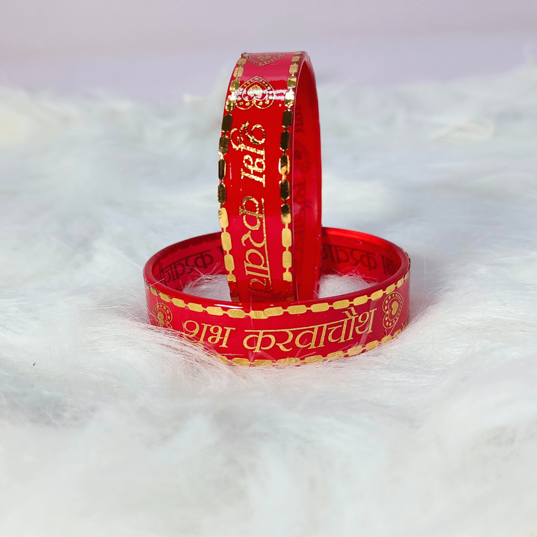 T4 Jewels Karwachauth Kada For Women And Girls (Pack Of 2) Bangles T4 Jewels