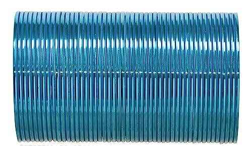 T4 Jewels Plane Glossy Finish Beautiful Classy Metal Bangles Set For Women And Girls - (Pack Of 48 Bangles) - RGL Firozi Metal Bangles T4 Jewels