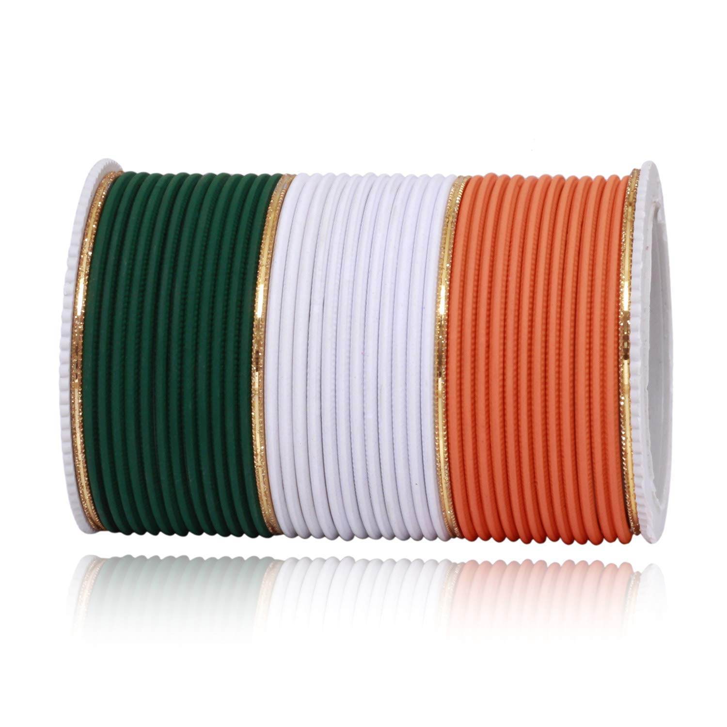 T4 Jewels Tricolor Bangles (Pack Of 36) Tricolor Bangles T4 Jewels