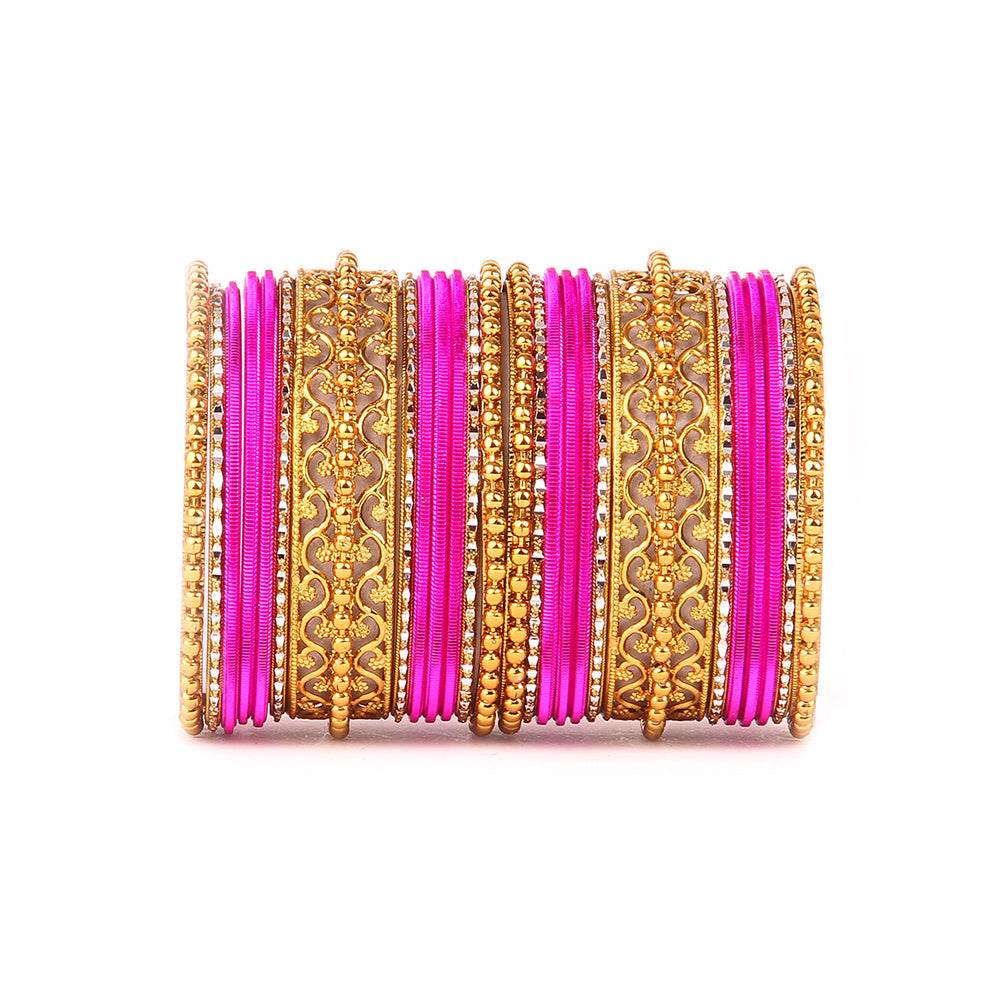 Low Cost Shinning Bangle Set Gajri All Bangle Sets T4 Jewels