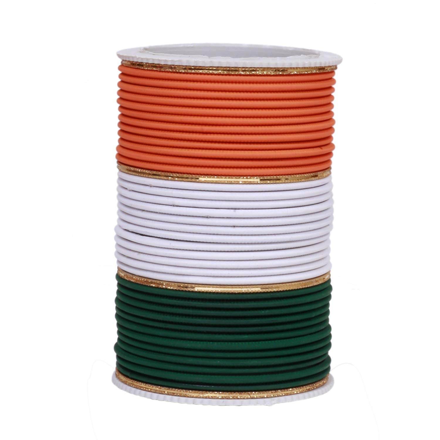 T4 Jewels Tricolor Bangles (Pack Of 36) Tricolor Bangles T4 Jewels