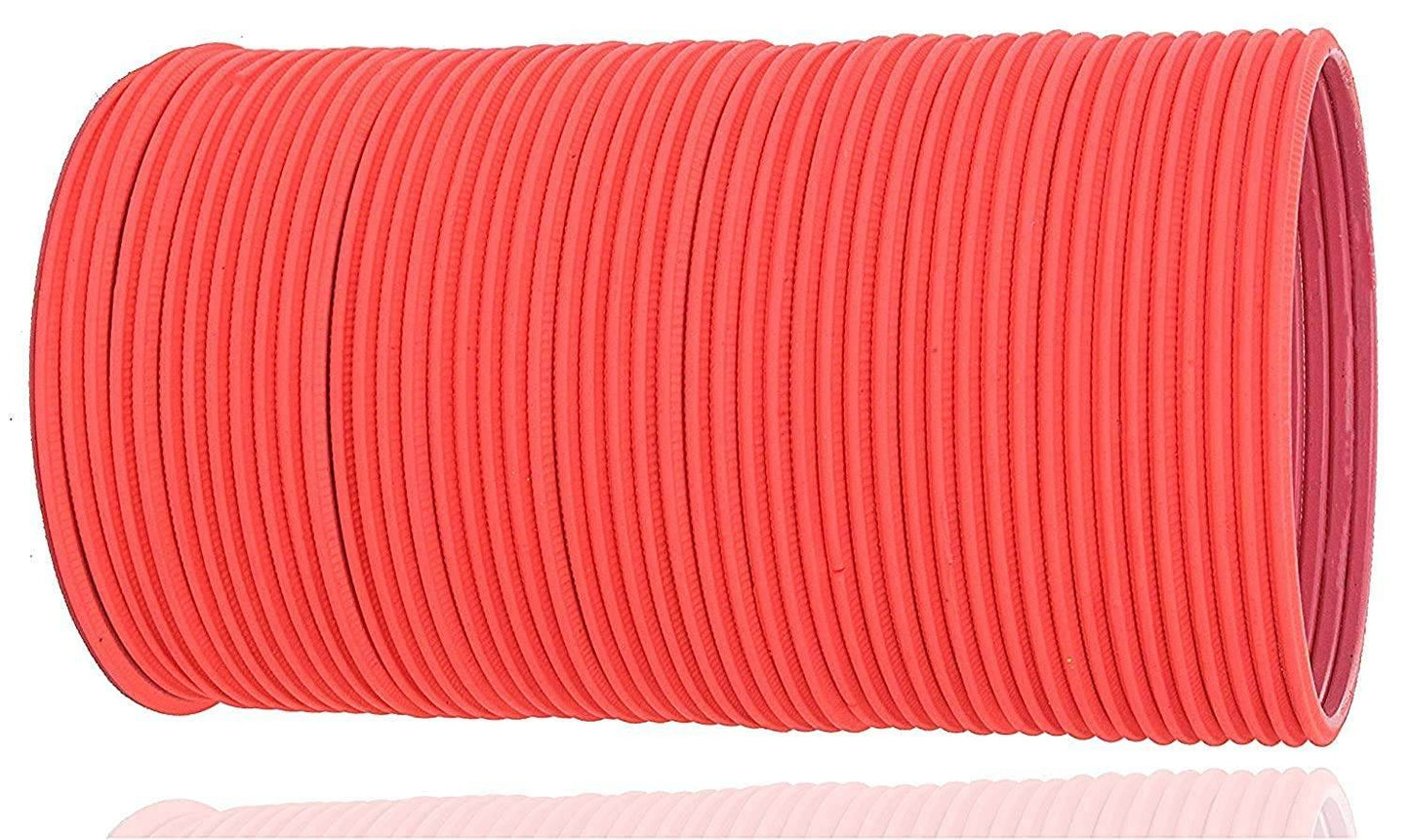 T4 Jewels Matte Desighn Neon Colour Branded Bangles Set For Women And Girls - (Pack Of 48 Bangles) - BD Gajri Metal Bangles T4 Jewels