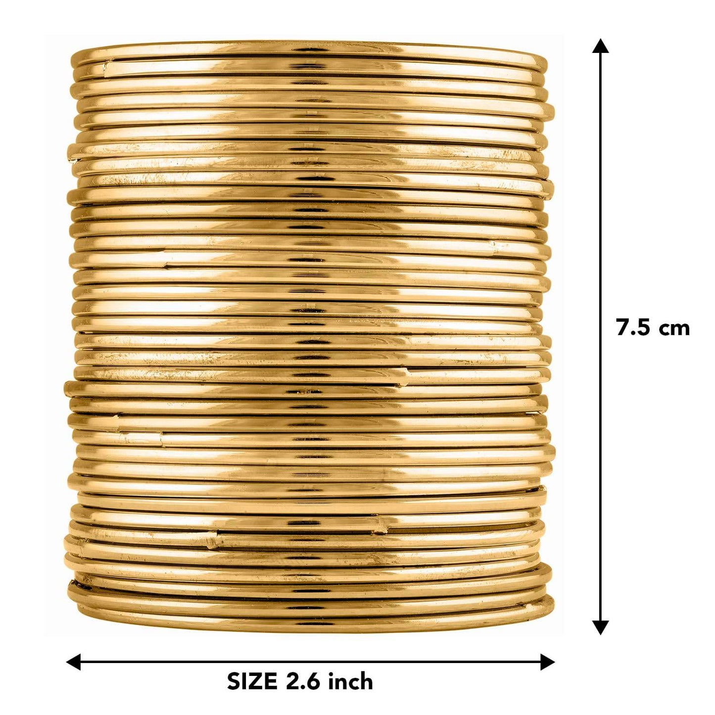 T4 JewewTraditional Antique Look Oxidised Gold Plated Bangle Set for Women and Girls Bangles T4 Jewels