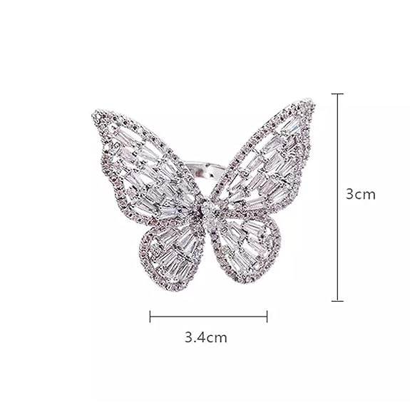 T4 Jewels Butterfly Design Ring - ADR007 Rings T4 Jewels