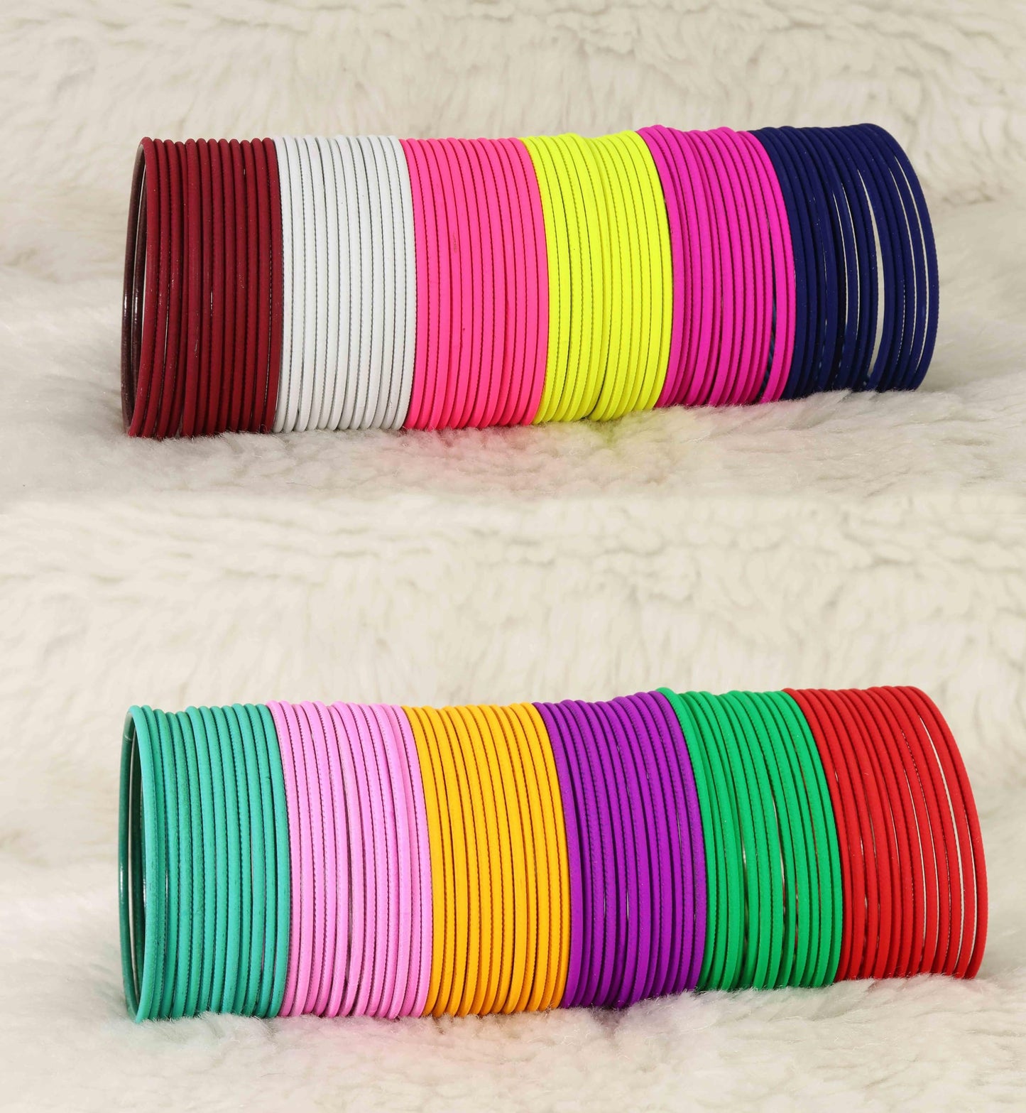 T4 Jewels Stylish Multi colour Metal Bangles set| Fancy Multicolour Bangles for women | Metal Chudi Set For Women | Women's Bangles T4 Jewels