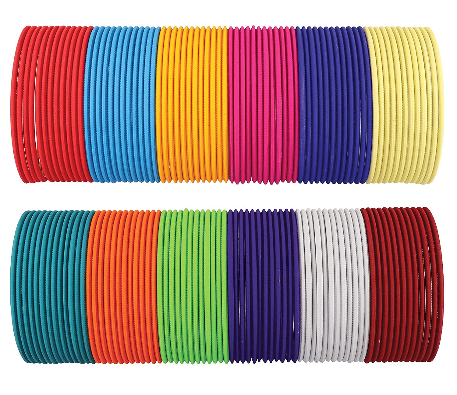 T4 Jewels Stylish Multi colour Metal Bangles set| Fancy Multicolour Bangles for women | Metal Chudi Set For Women | Women's Bangles T4 Jewels