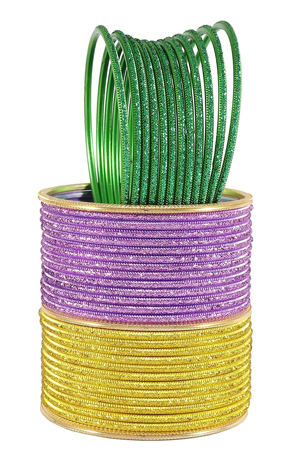 T4 Jewels Stylish Multi colour Metal Bangles set| Fancy Multicolour Bangles for women | Metal Chudi Set For Women | Women's Bangles T4 Jewels