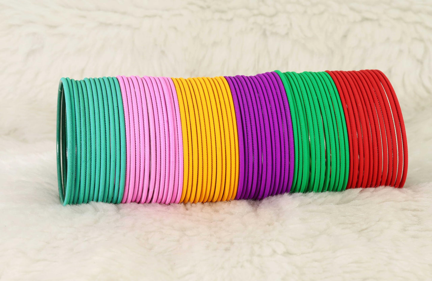 T4 Jewels Stylish Multi colour Metal Bangles set| Fancy Multicolour Bangles for women | Metal Chudi Set For Women | Women's Bangles T4 Jewels