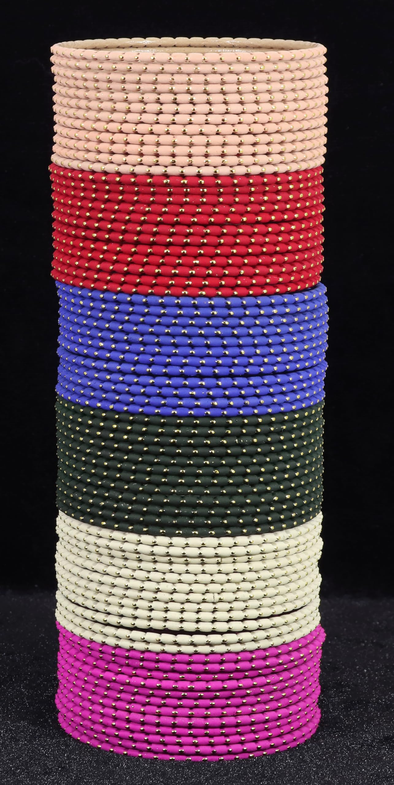 T4 Jewels Stylish Multi colour Metal Bangles set| Fancy Multicolour Bangles for women | Metal Chudi Set For Women | Women's Bangles T4 Jewels