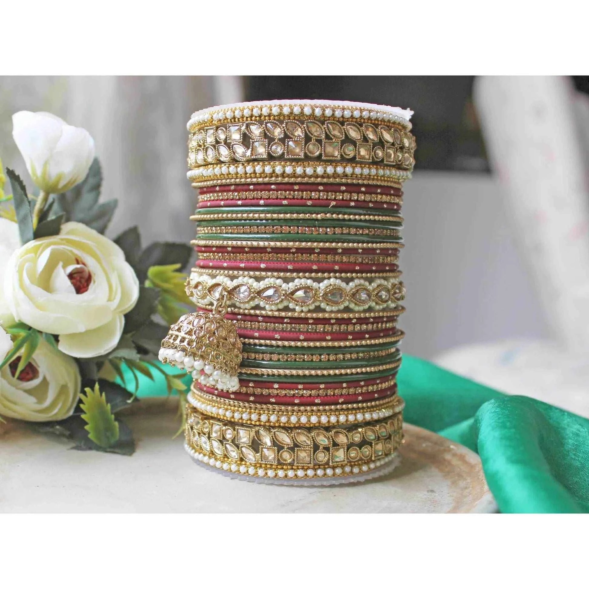 MANISHA Multi Colour 2 Style Bangle Sets Bangle Sets T4 Jewels