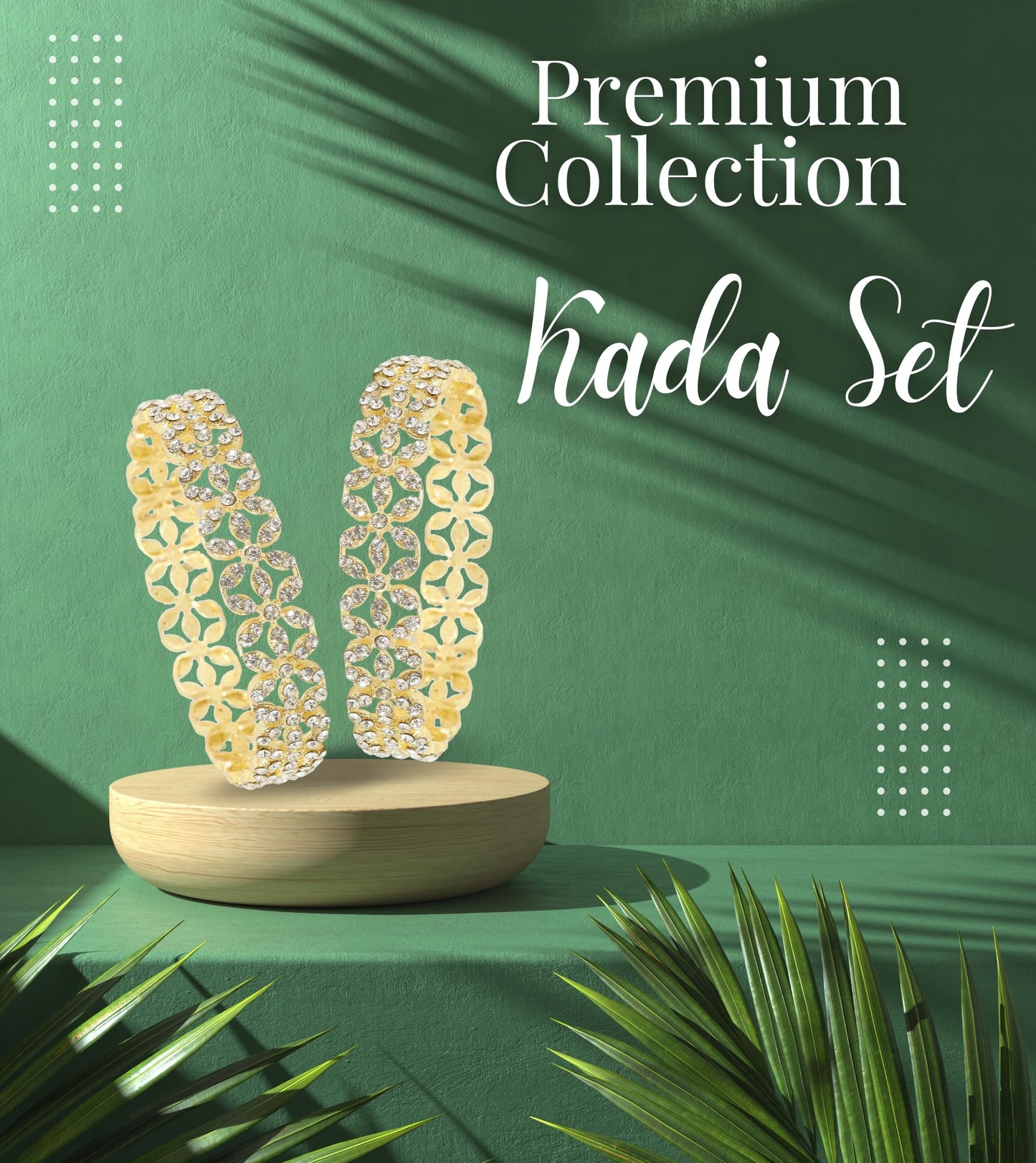 T4 Jewels Alloy Metal Gold Plated Bangles Set For Girls and Women Studded American Diamond Stone | Diamond Bangles | Metal bangles | Women Bangles T4 Jewels