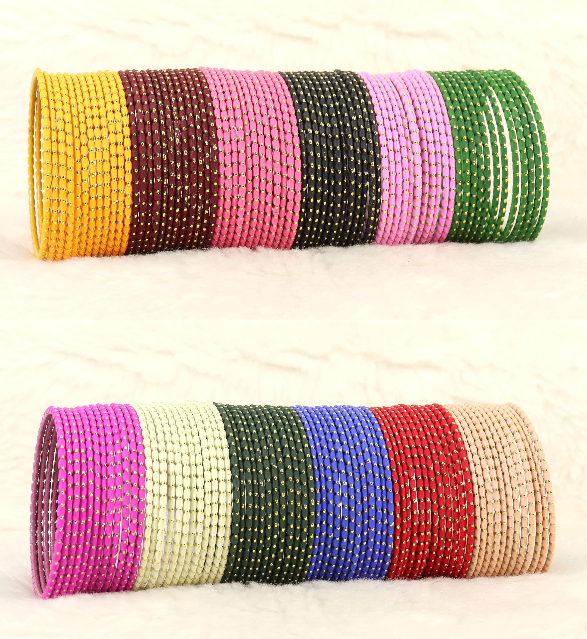 T4 Jewels Stylish Multi colour Metal Bangles set| Fancy Multicolour Bangles for women | Metal Chudi Set For Women | Women's Bangles T4 Jewels