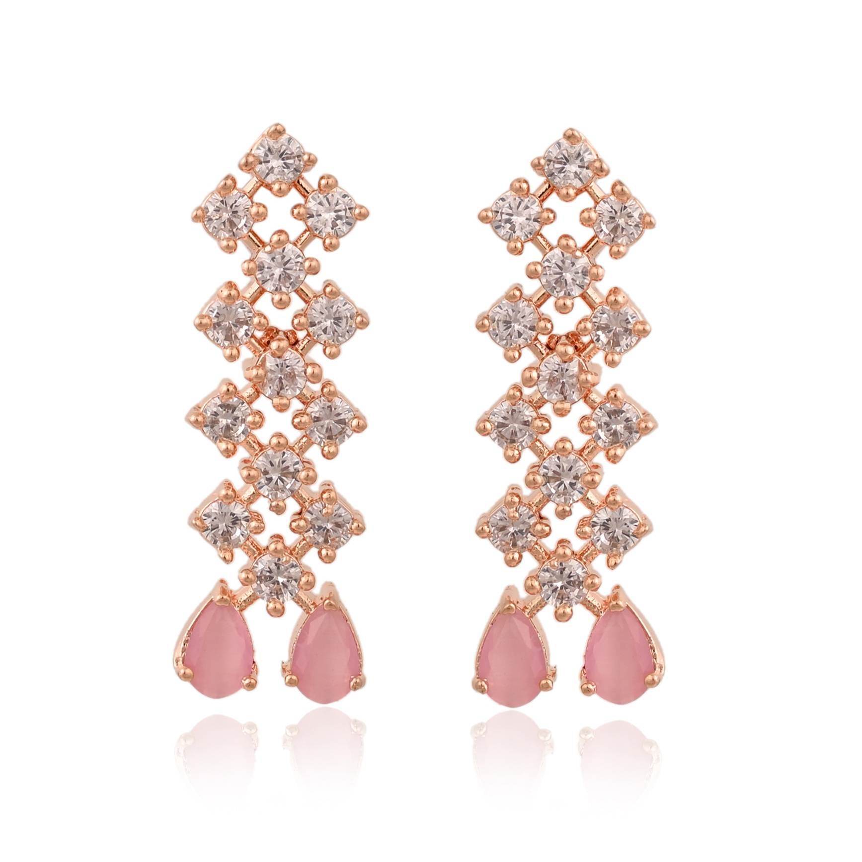 Classic CZ Necklace Set for Women - Timeless Beauty and Design T4 Jewels