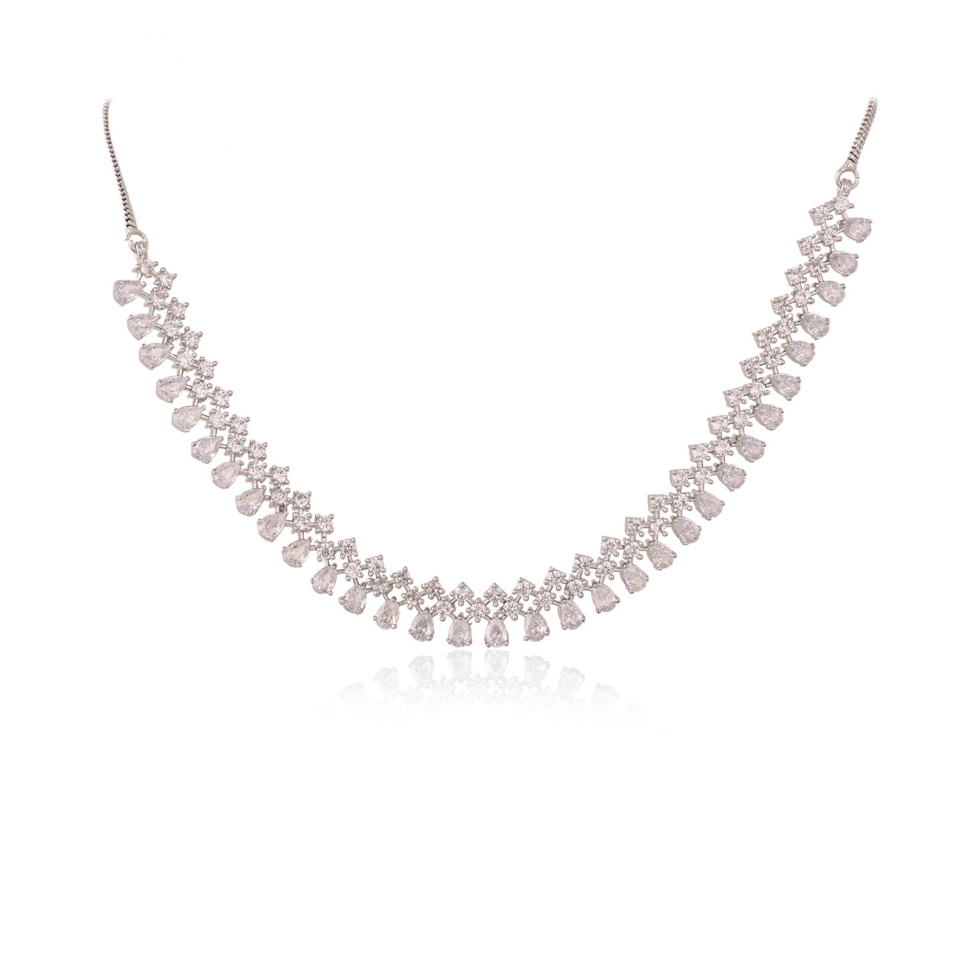 Stunning CZ Necklace Set for Women - Exceptional Quality and Craftsmanship T4 Jewels
