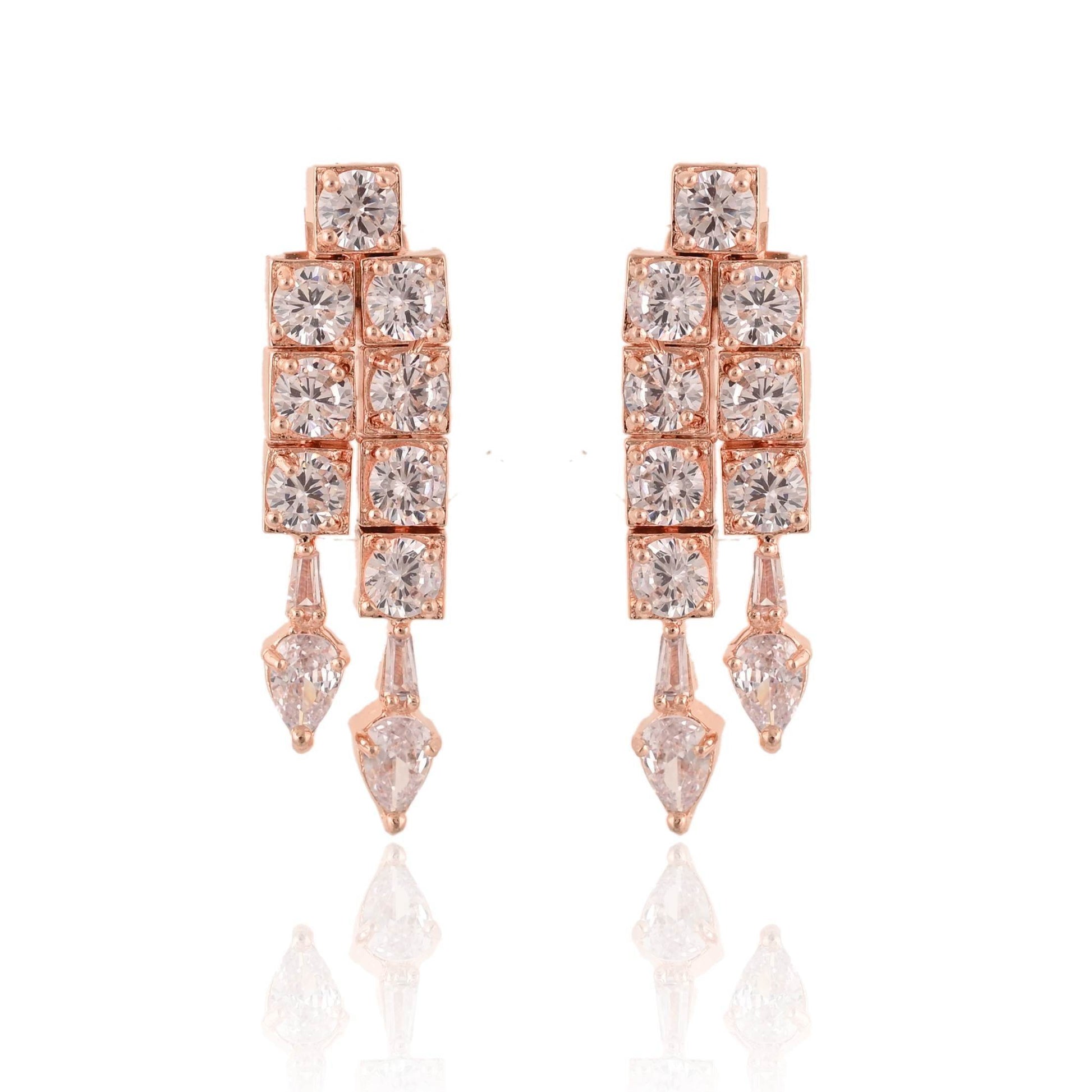 Delicate Handmade CZ Necklace Set - A Touch of Glamour T4 Jewels