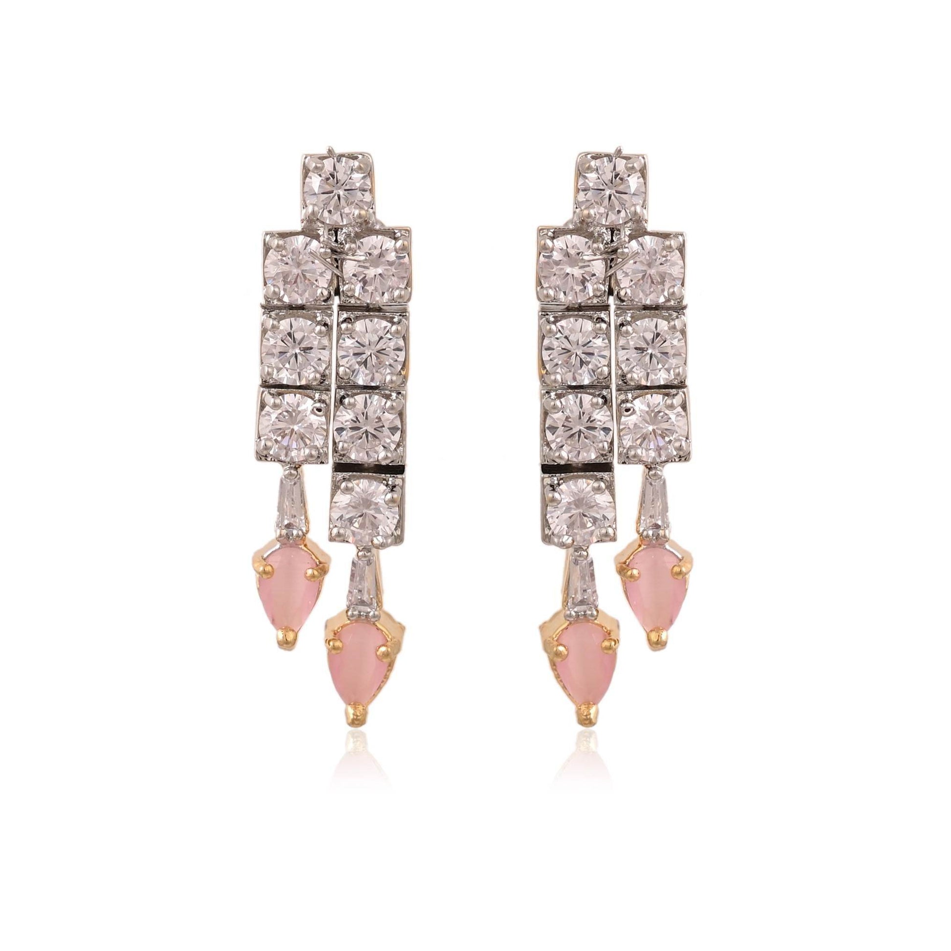 Stunning Handmade CZ Necklace Set - Sparkle and Shine T4 Jewels