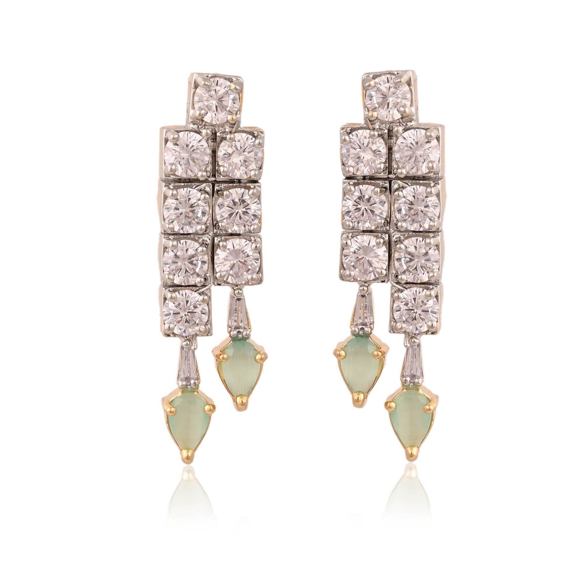 Elegant Handmade CZ Necklace Set - A Symbol of Beauty T4 Jewels