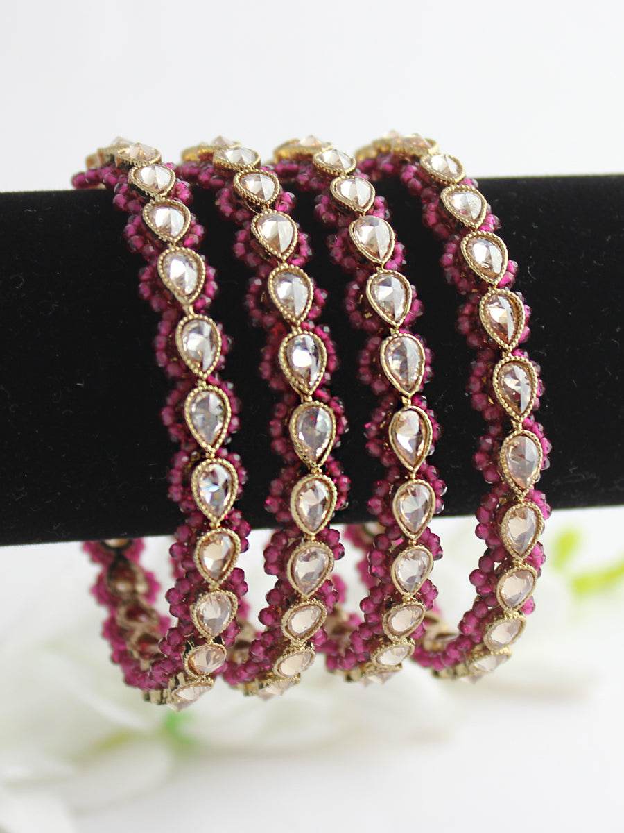 Sukriti Bangle Set Ruby Bangles T4 Jewels