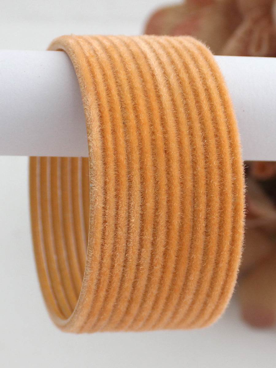 Dhaani Bangle Set Peach Bangles T4 Jewels