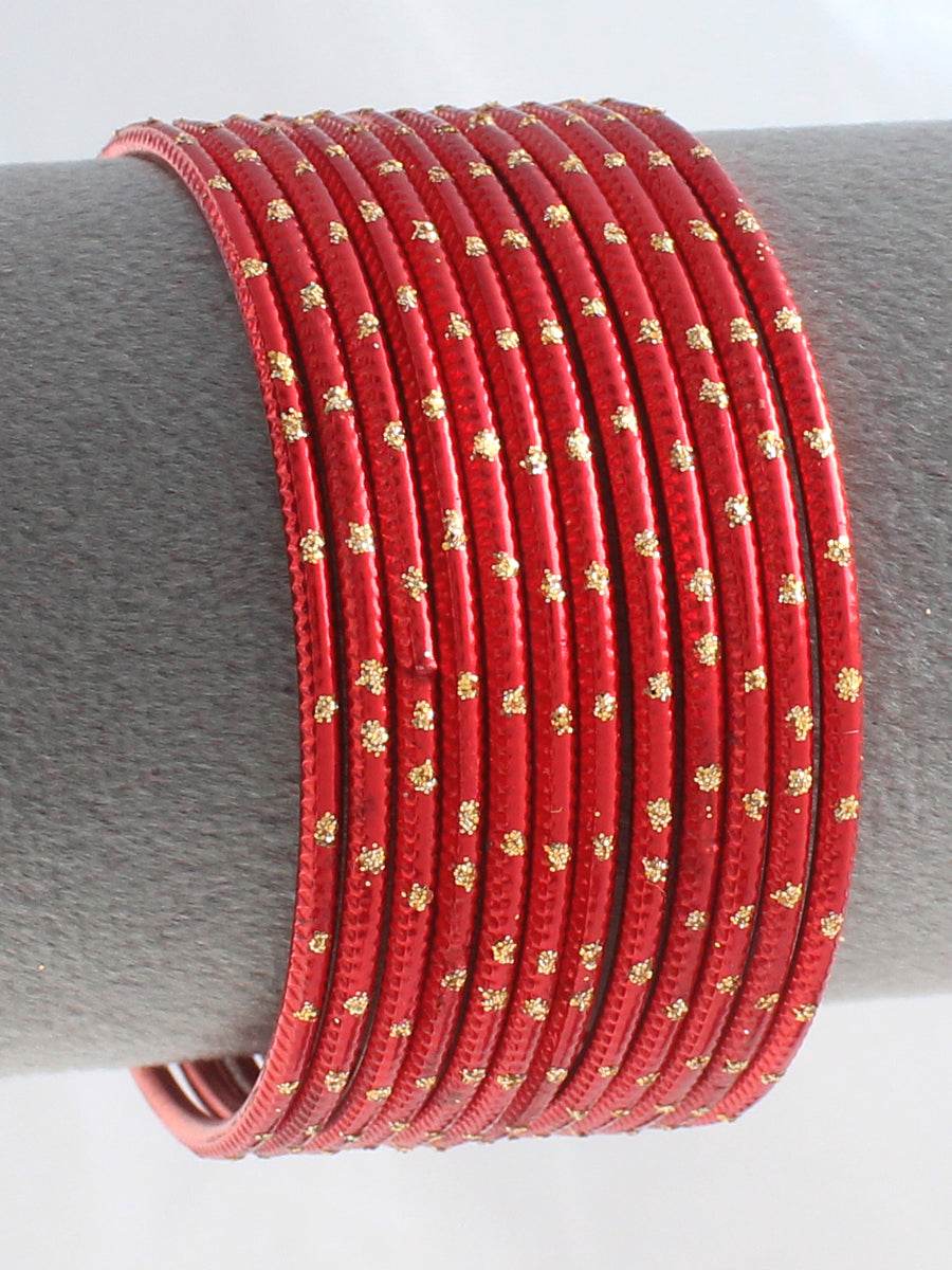 Bani Bangle Set Red Bangles T4 Jewels