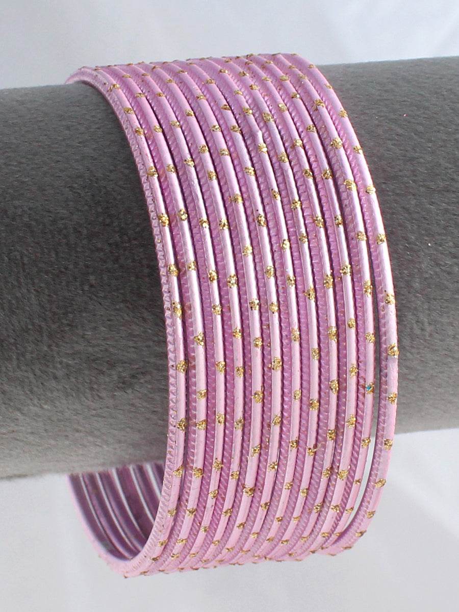 Bani Bangle Set Pastel Pink Bangles T4 Jewels