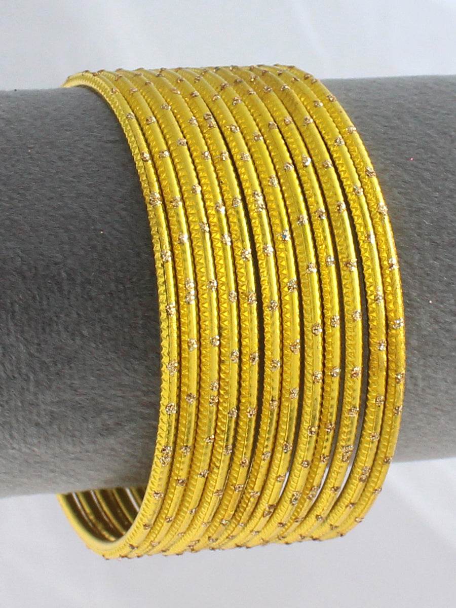 Bani Bangle Set Yellow Bangles T4 Jewels