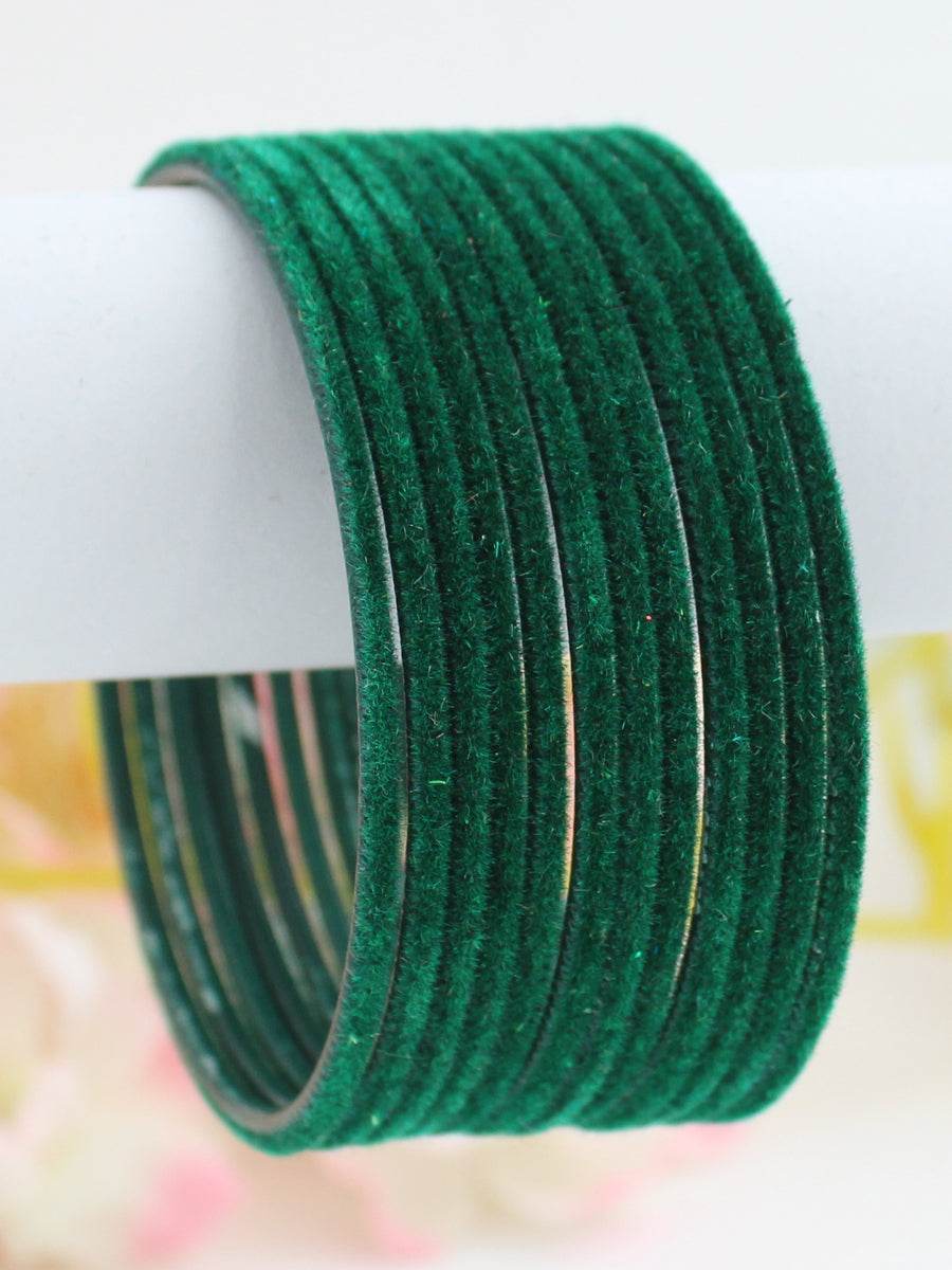 Dhaani Bangle Set Green Bangles T4 Jewels