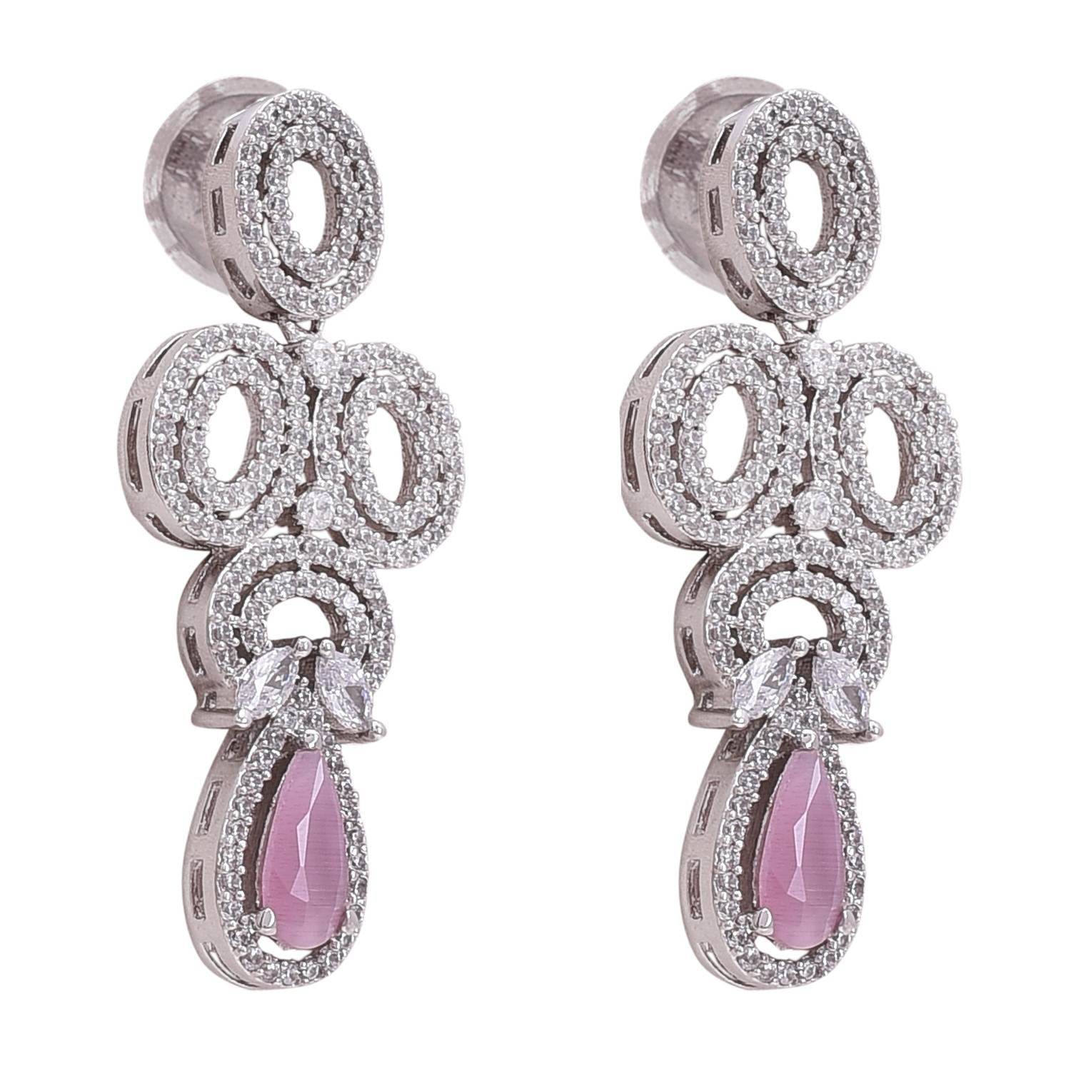 Eye-Catching Handmade CZ Necklace Set Jewelry for Women - Make a Statement T4 Jewels