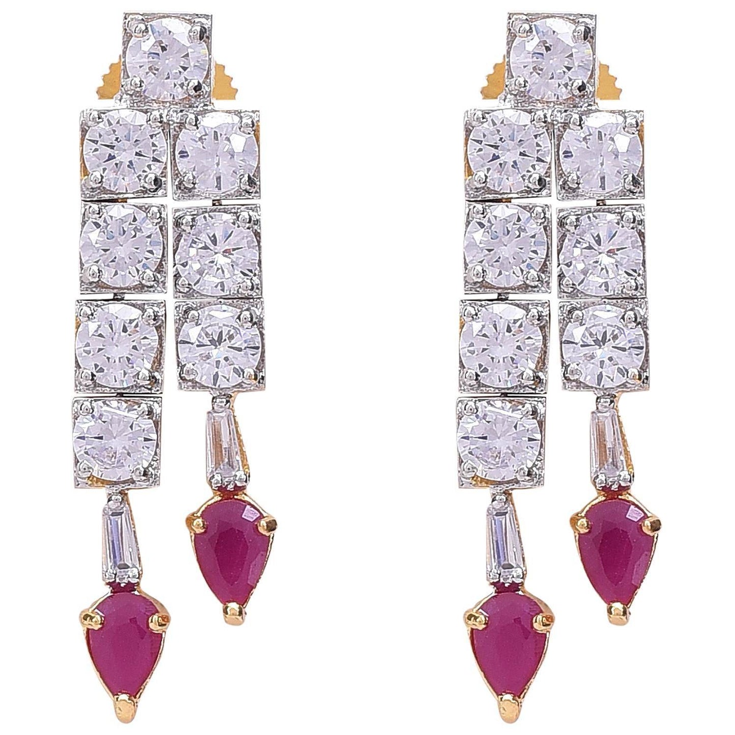 Exquisite Handmade CZ Necklace Set - A Work of Art T4 Jewels