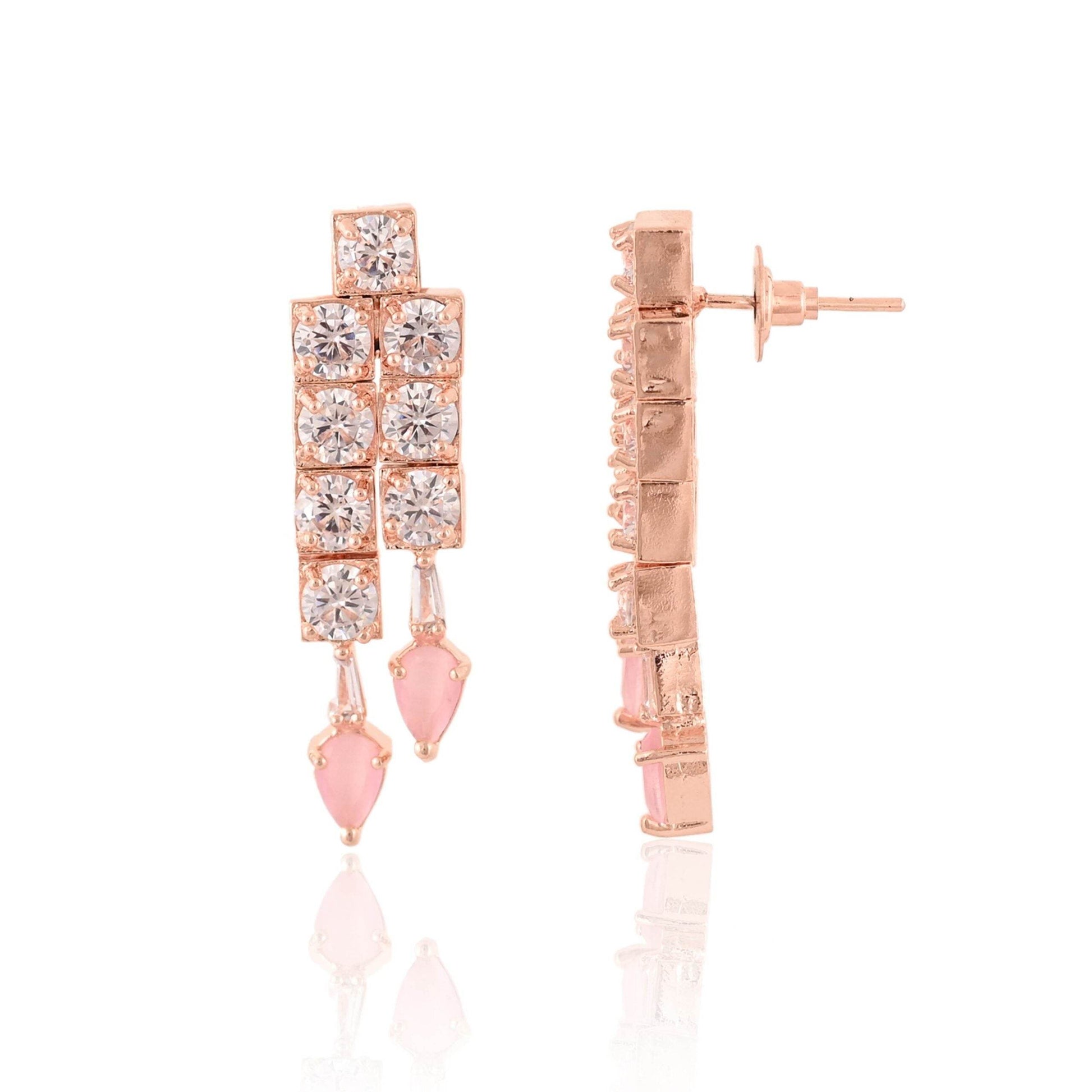 Charming Handmade CZ Necklace Set - An Unforgettable Gift T4 Jewels