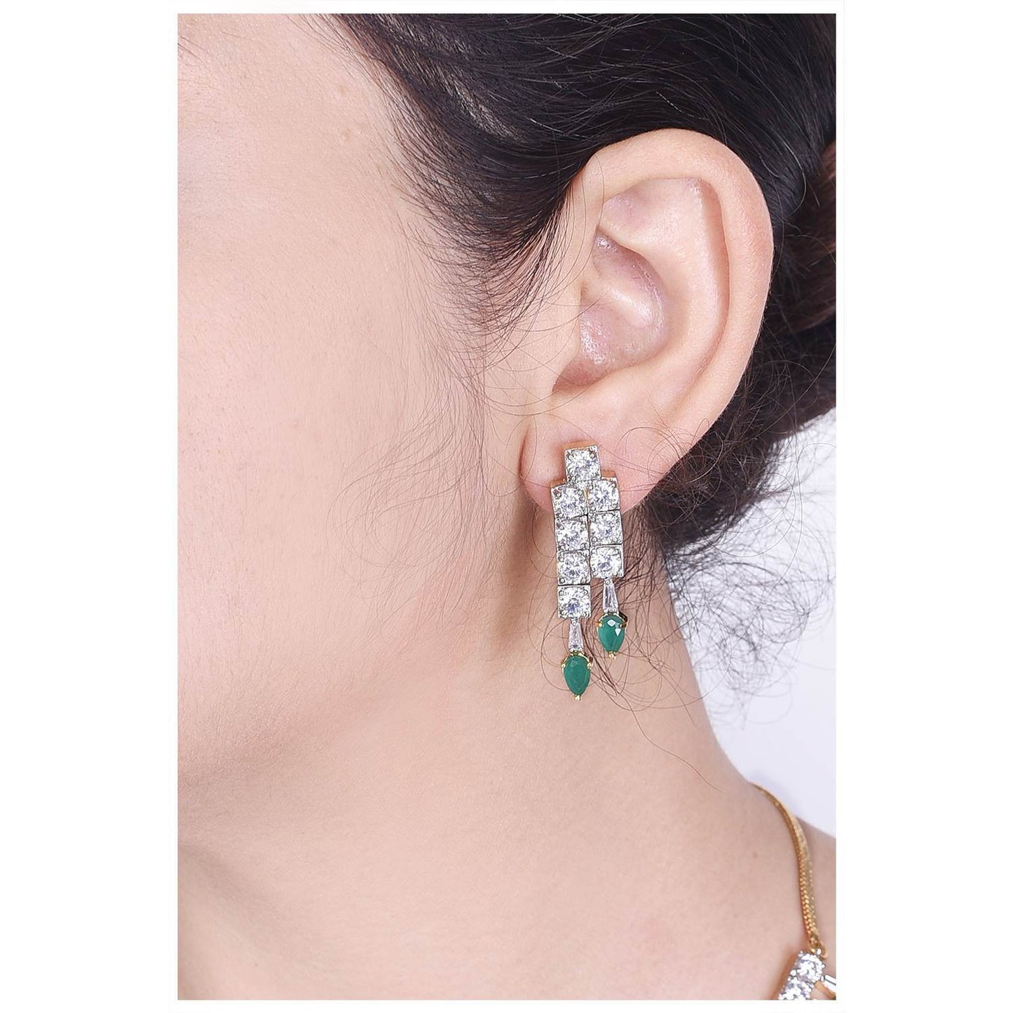 Sophisticated Handmade CZ Necklace Set - Show-stopper T4 Jewels