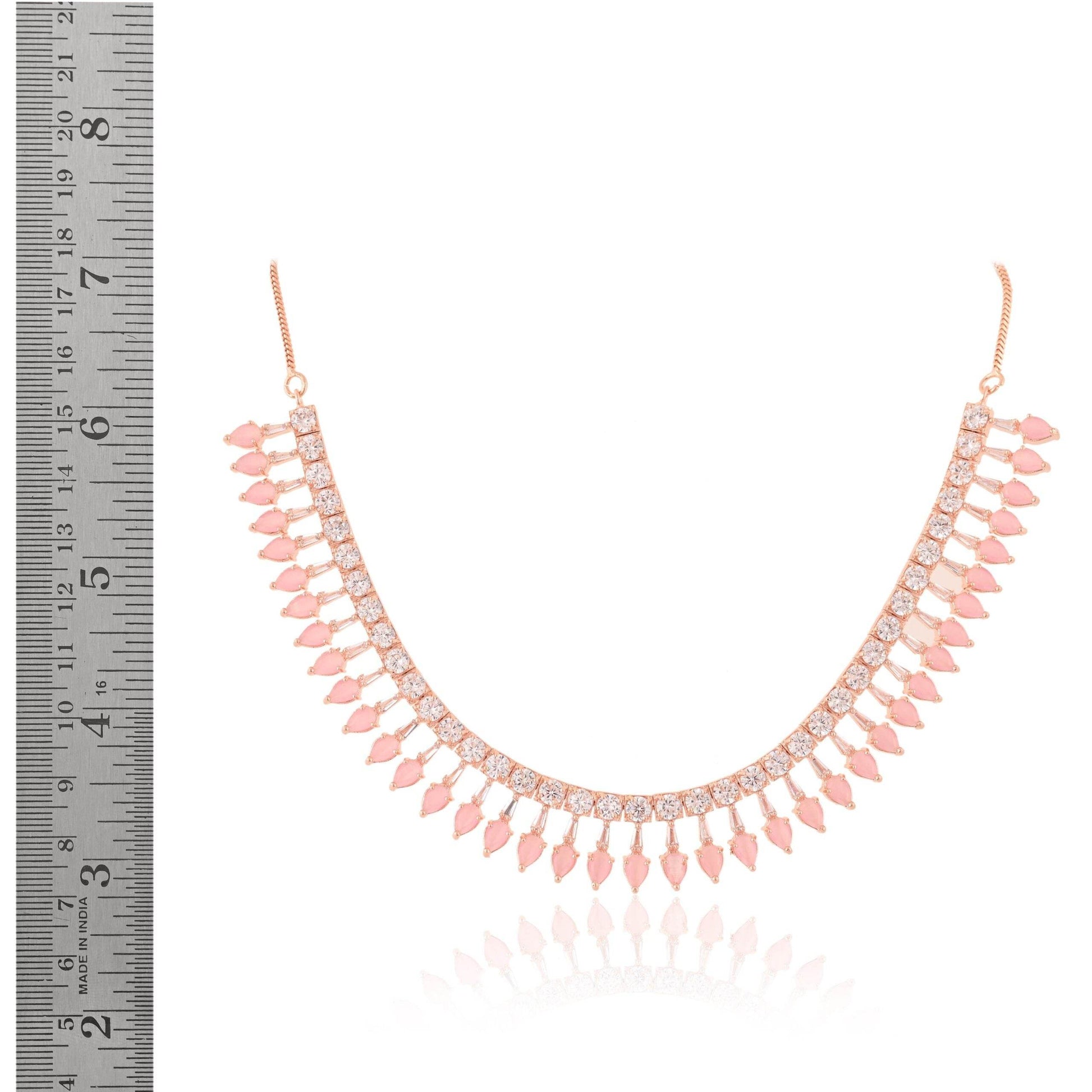 Charming Handmade CZ Necklace Set - An Unforgettable Gift T4 Jewels