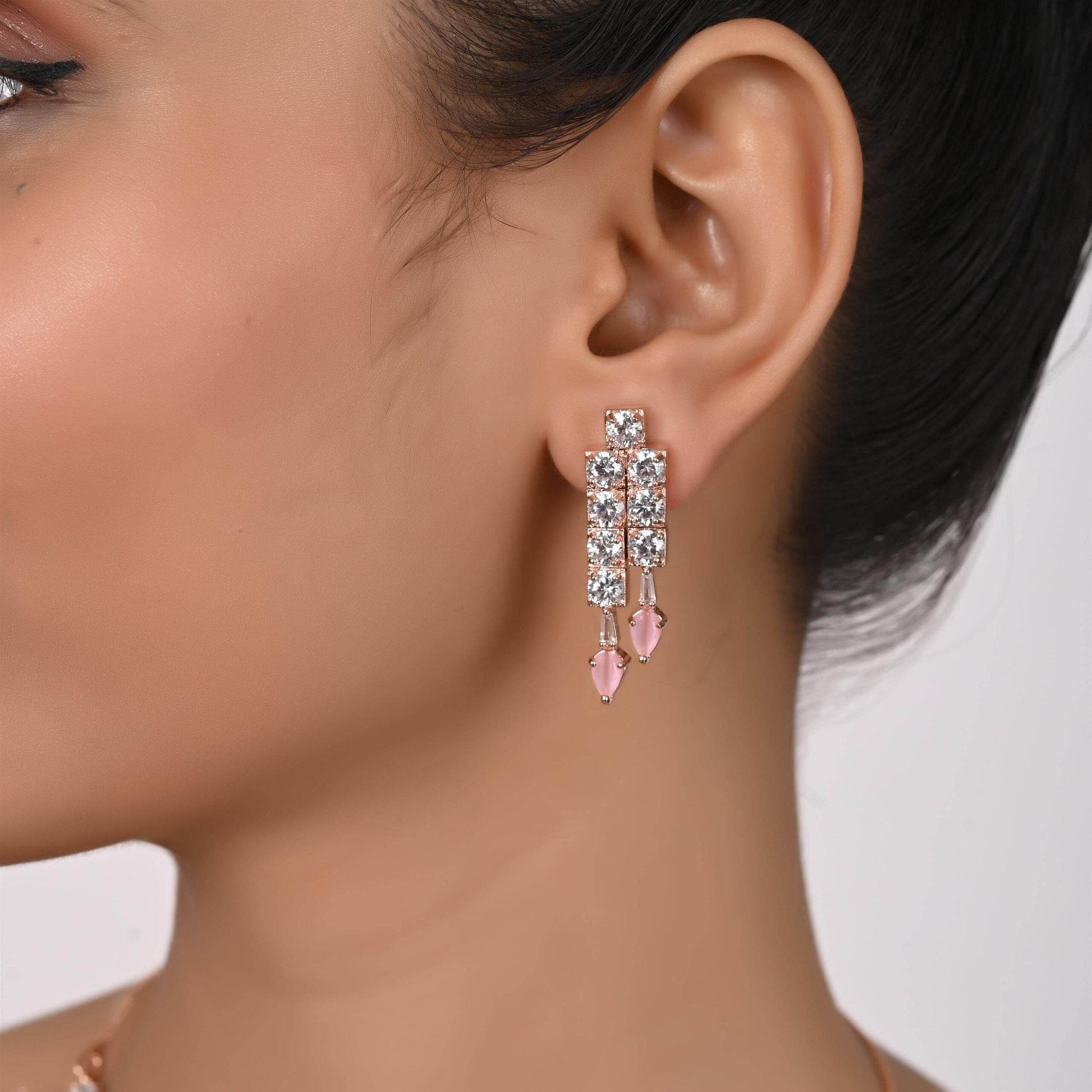 Charming Handmade CZ Necklace Set - An Unforgettable Gift T4 Jewels