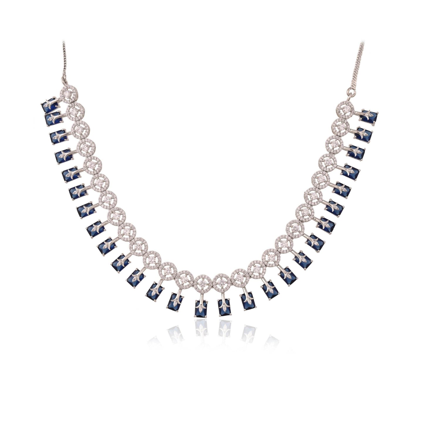 Radiant Handmade CZ Necklace Set - A Piece of Luxury T4 Jewels