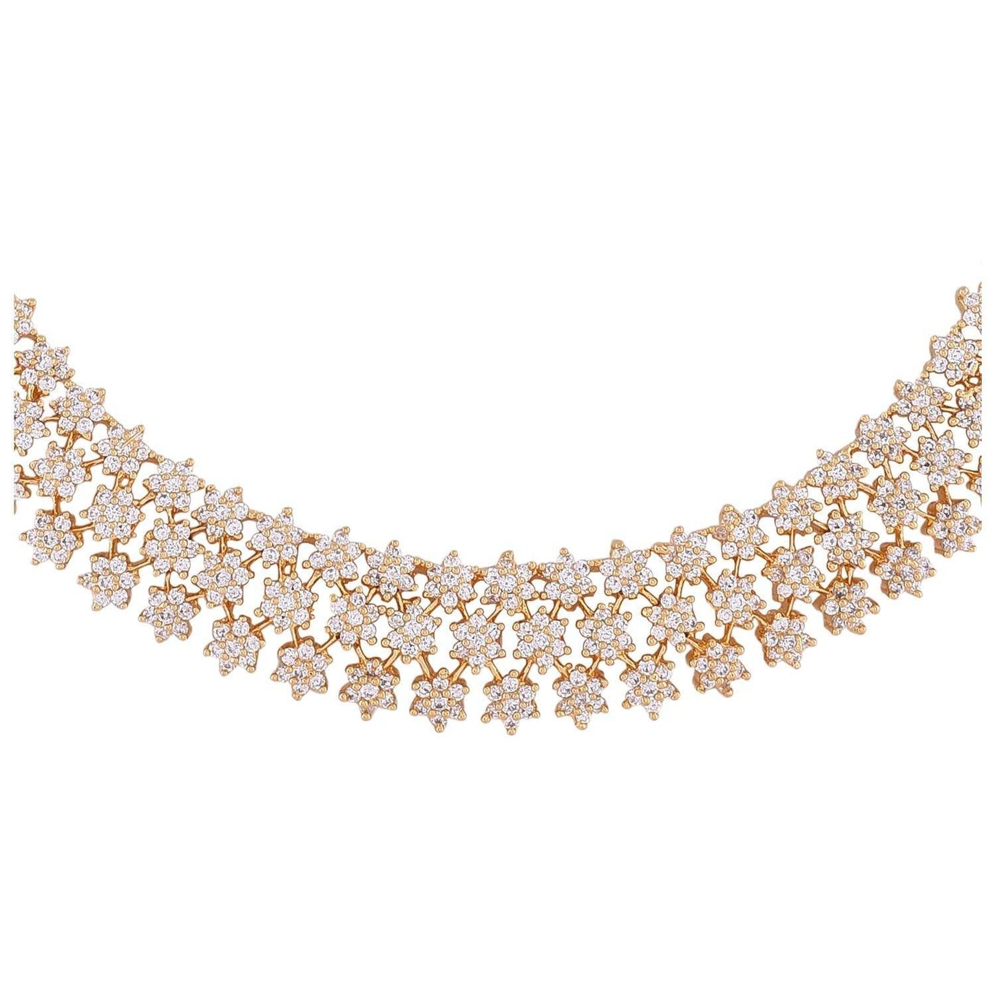 Elegant Handcrafted CZ Necklace Set for the Fashion-Forward Woman T4 Jewels