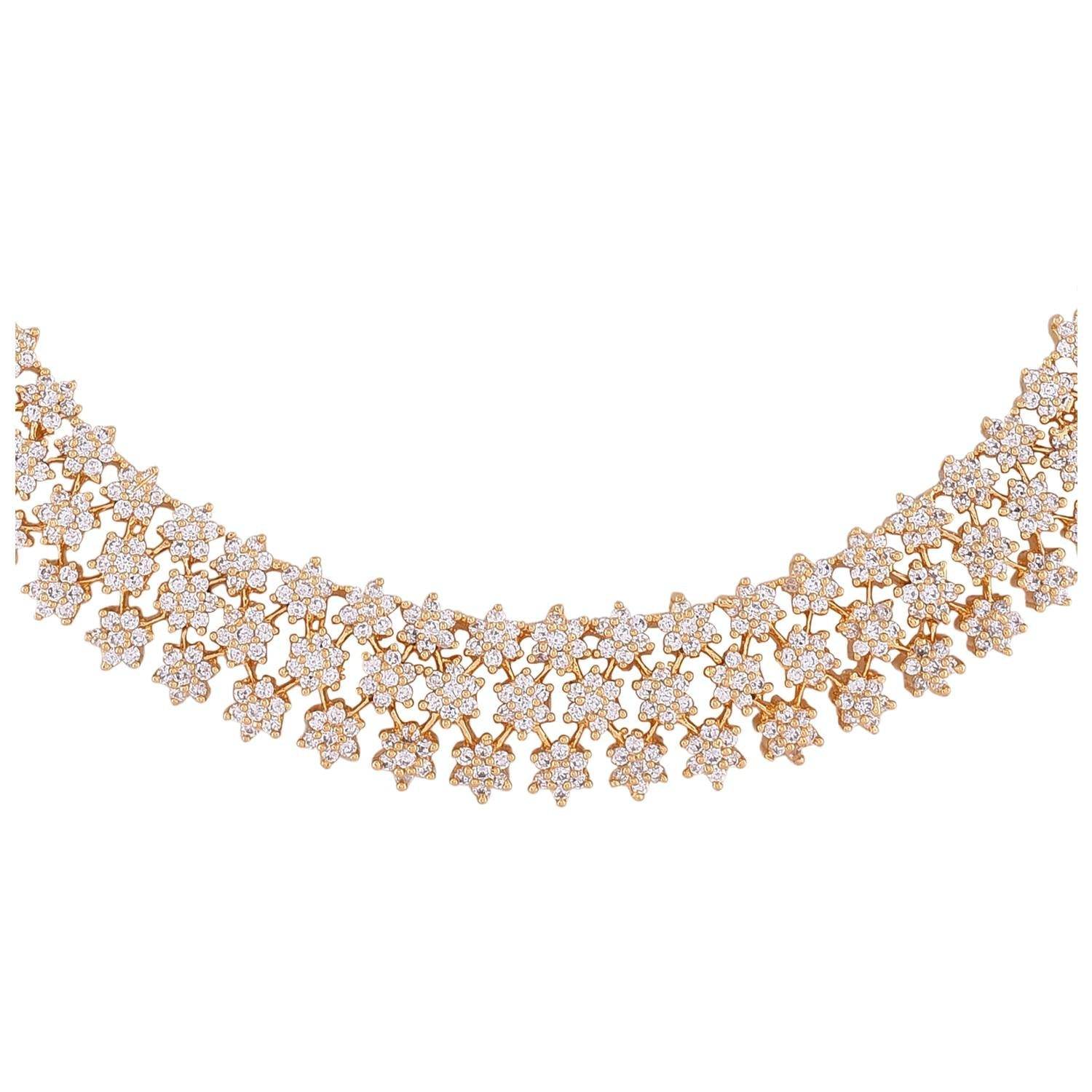 Elegant Handcrafted CZ Necklace Set for the Fashion-Forward Woman T4 Jewels