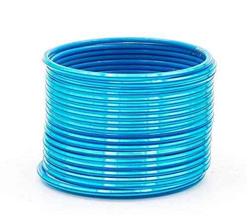 T4 Jewels Many Colors Glossy Metal Bangles (Pack Of 24). Firozi Metal Bangles T4 Jewels